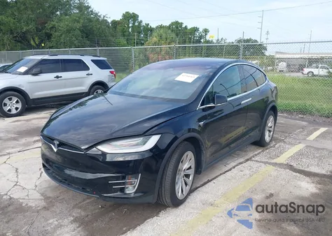 2020 Tesla Model X Long Range Dual Motor All-Wheel Drive/Long Range Plus Dual Motor All-Wheel Drive from USA, damaged, VIN 5YJXCDE24LF234123